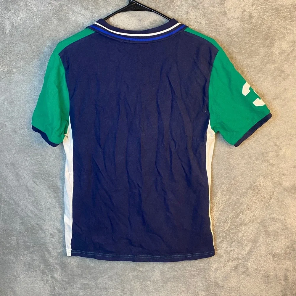 Polo Ralph Lauren Youth Large Green Big Pony Ocean Challenge Polo Shirt 14-16